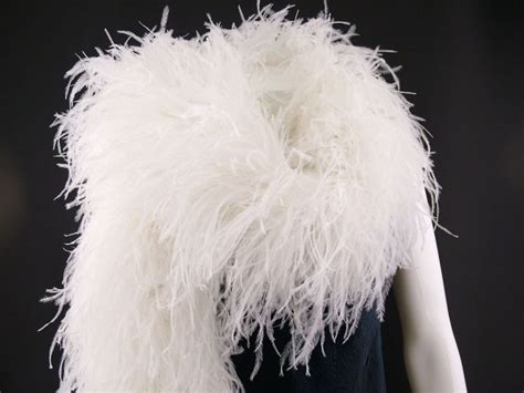 ostrich feather boa white|ostrich feather boa 10 ply.